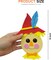 4E's Novelty Scarecrow Fall Crafts for Kids (12 Pack) – Foam Self Adhesive Thanksgiving Crafts with Magnet, DIY Halloween & Harvest Arts and Crafts Activity Kit, Classroom & Party Favors